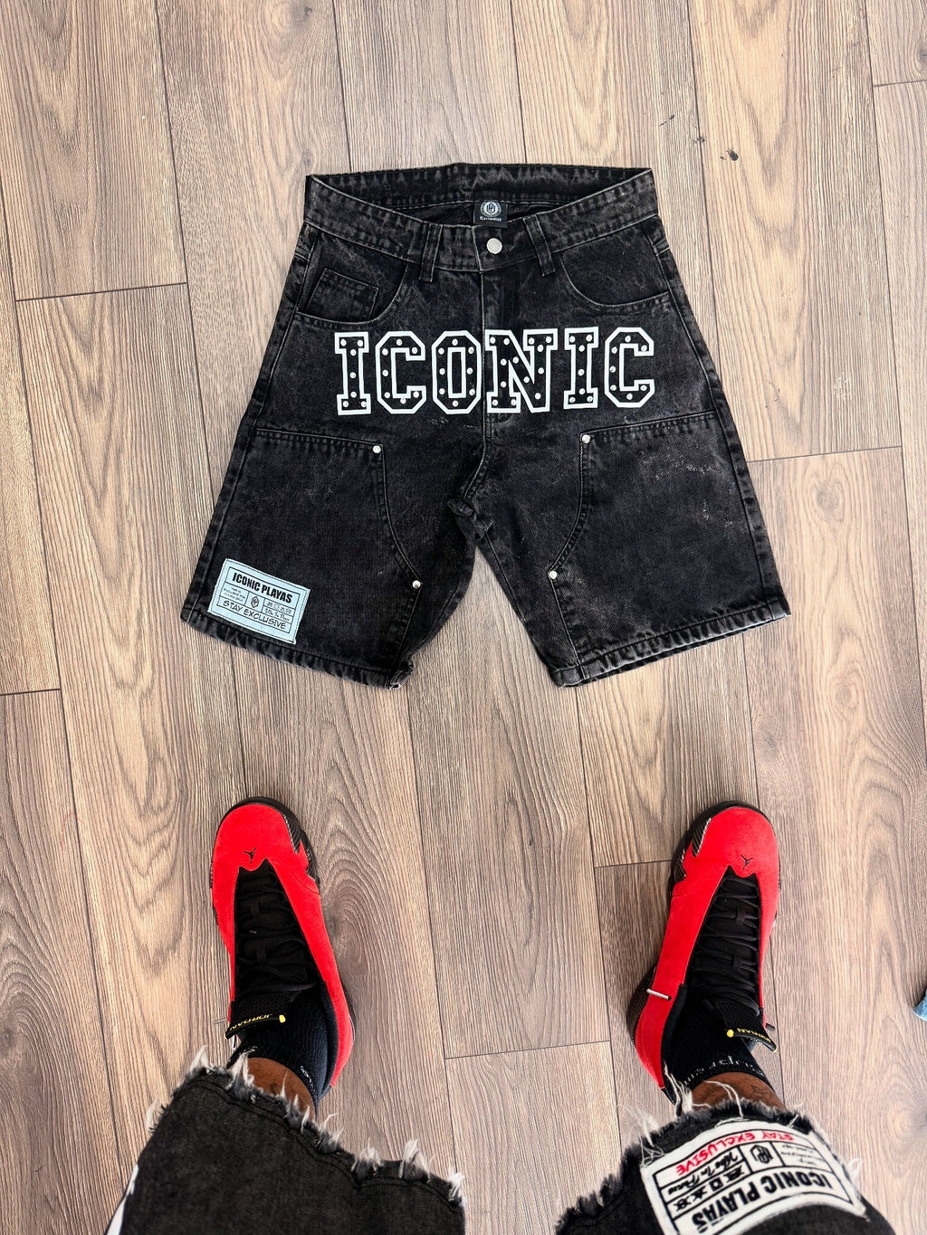 Iconic Onyx Jean Shorts