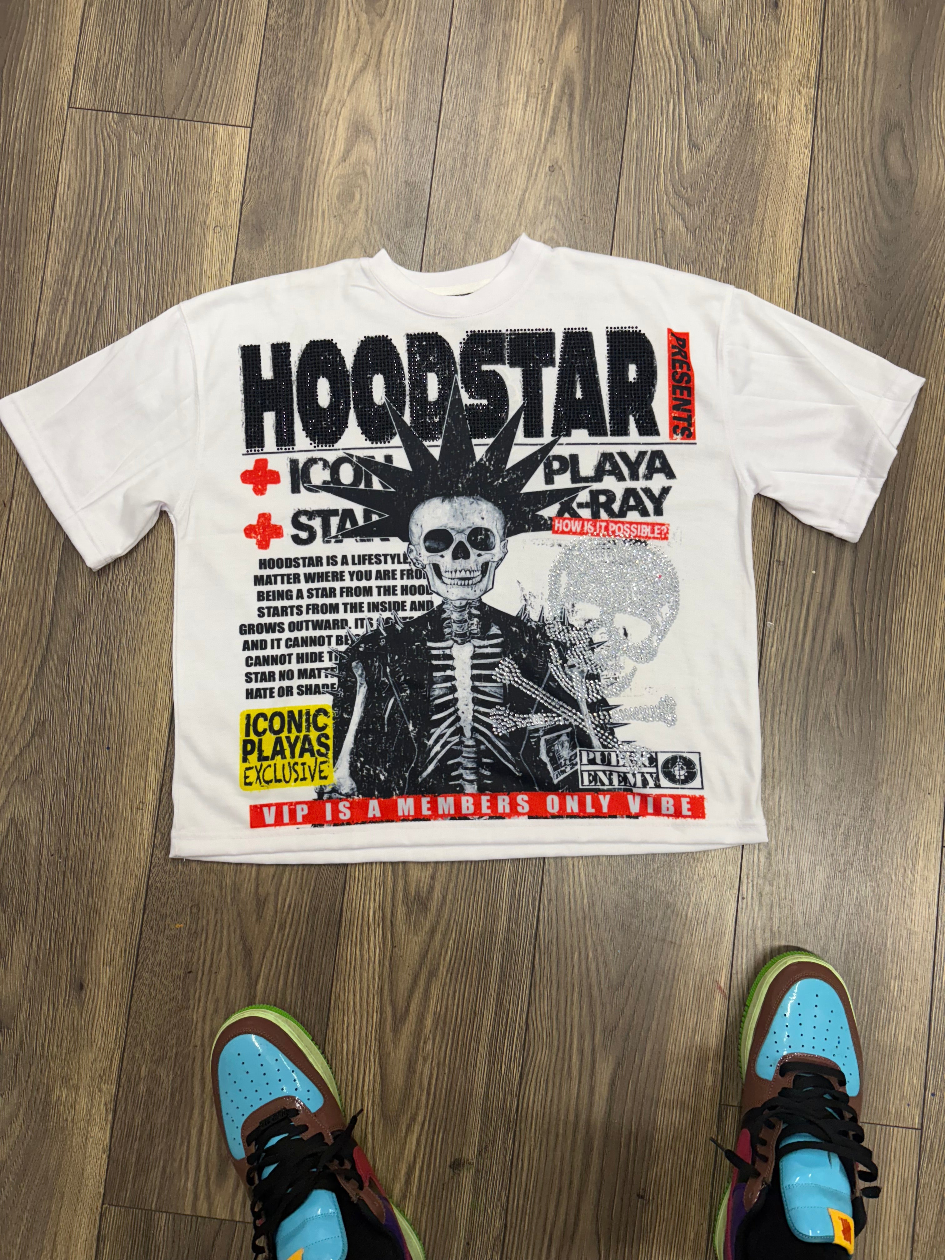 Iconic HoodStar Tee (White)