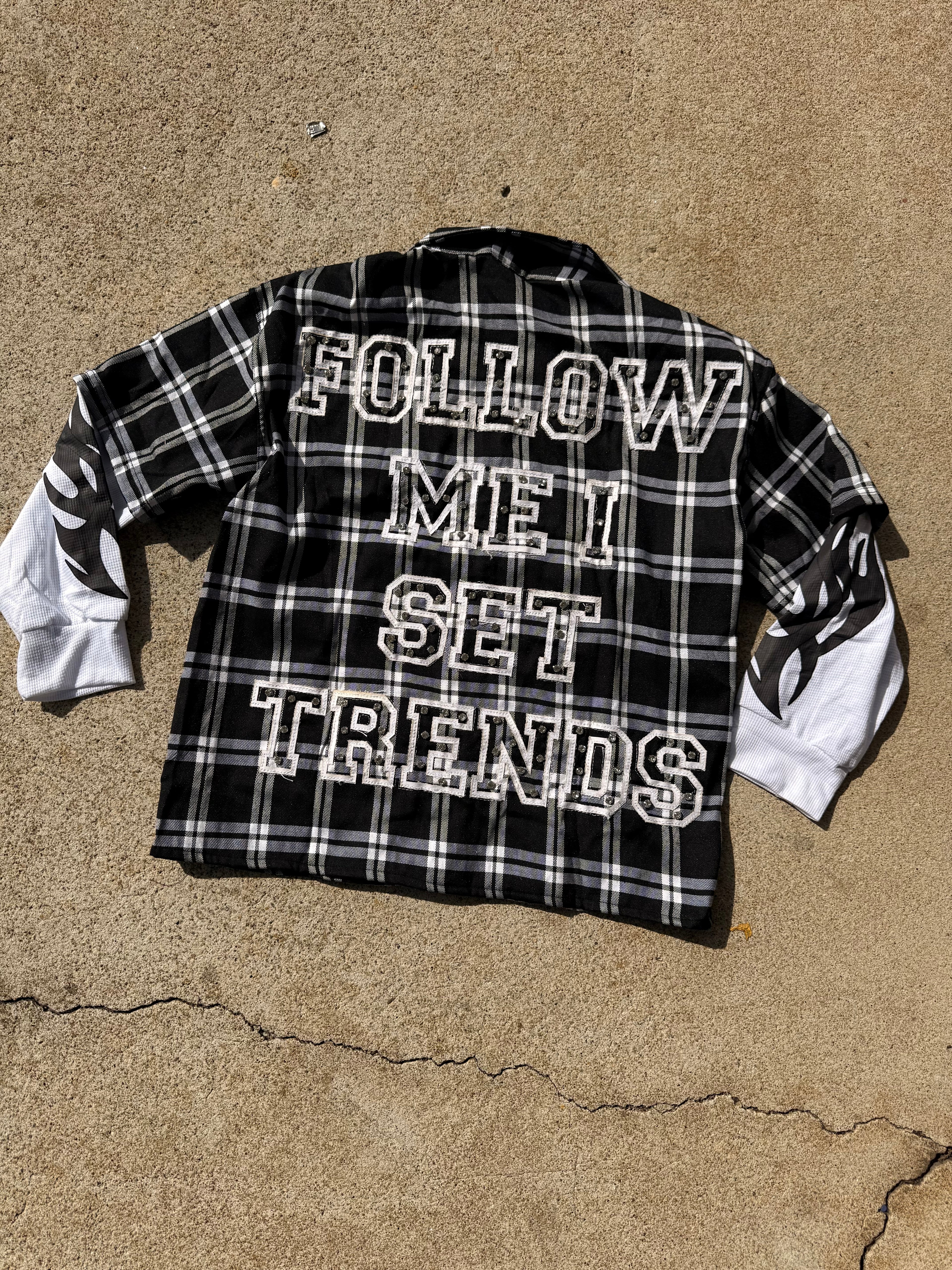 Double Layer Flannel (Black)