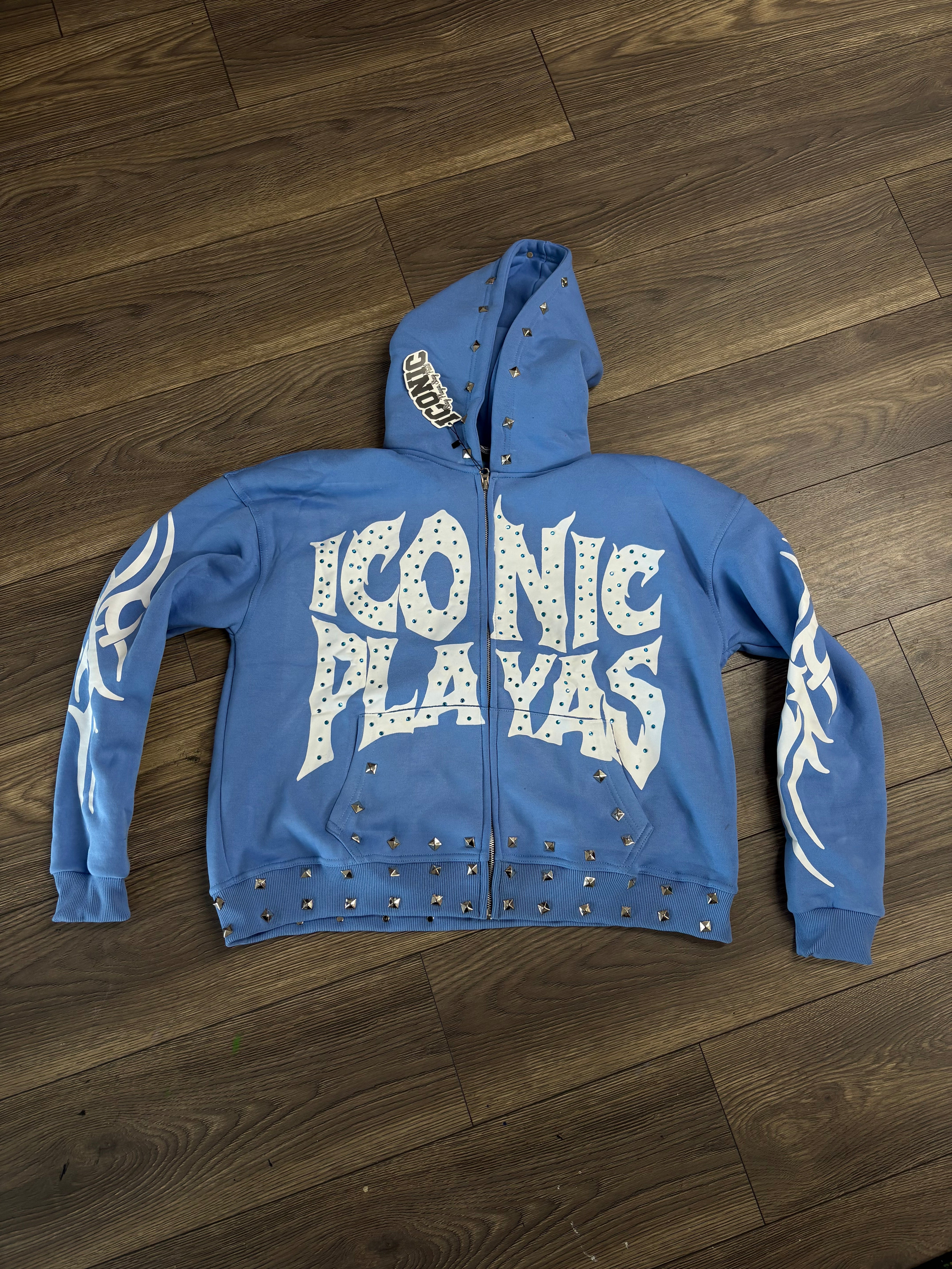 Full Metal Zip Up (BabyBlue) – Iconic World