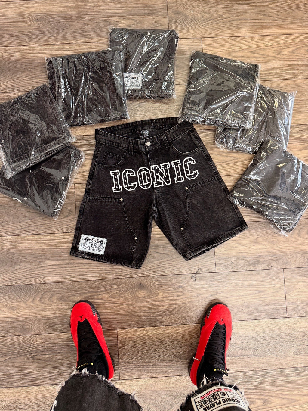 Iconic Onyx Jean Shorts