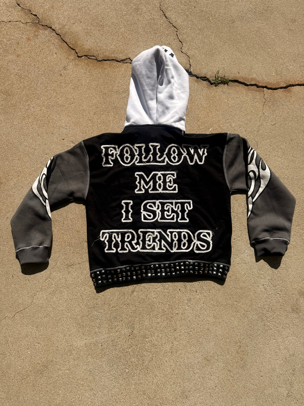 Black MultiColor ZipUp