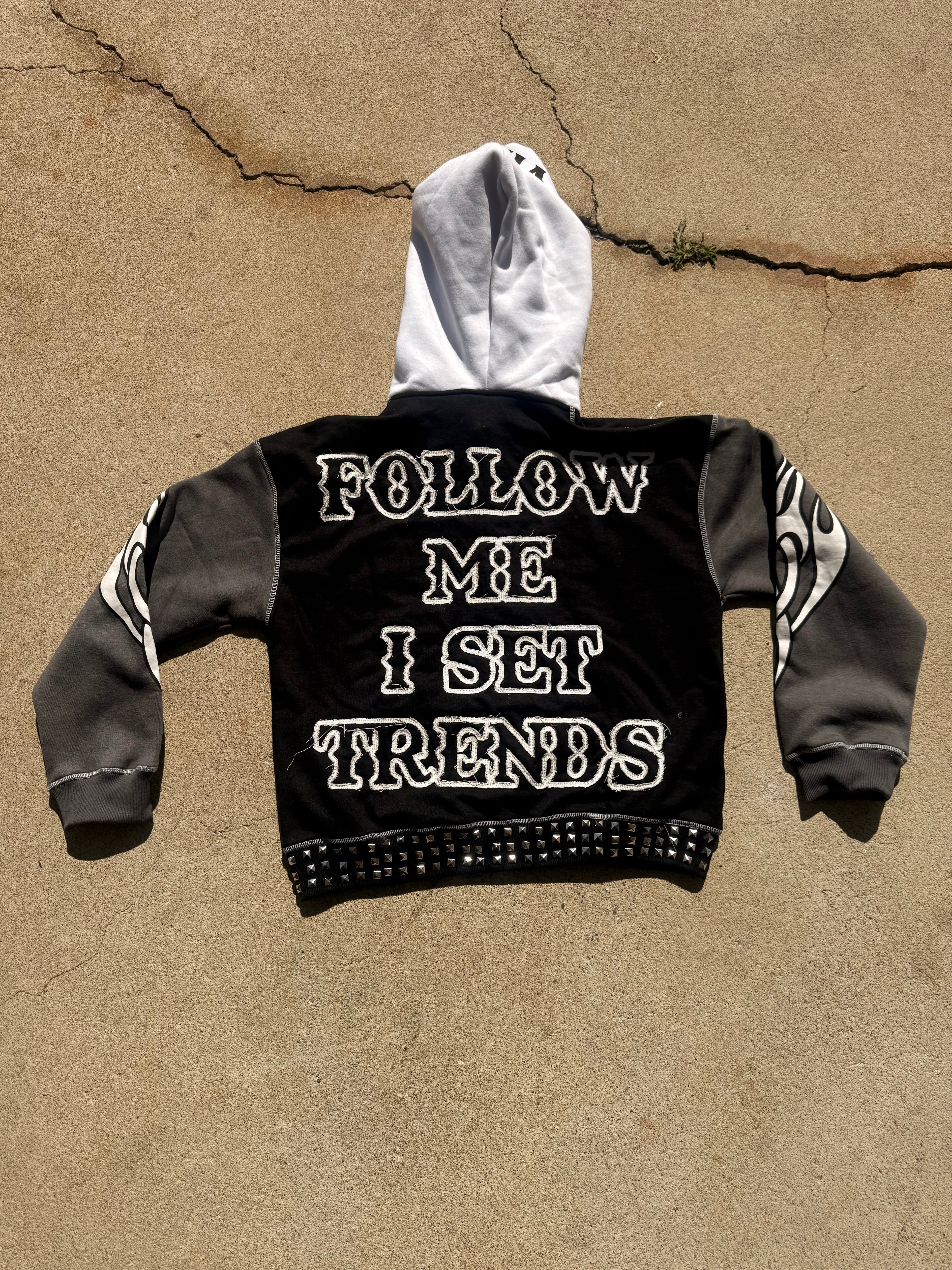 Black MultiColor ZipUp