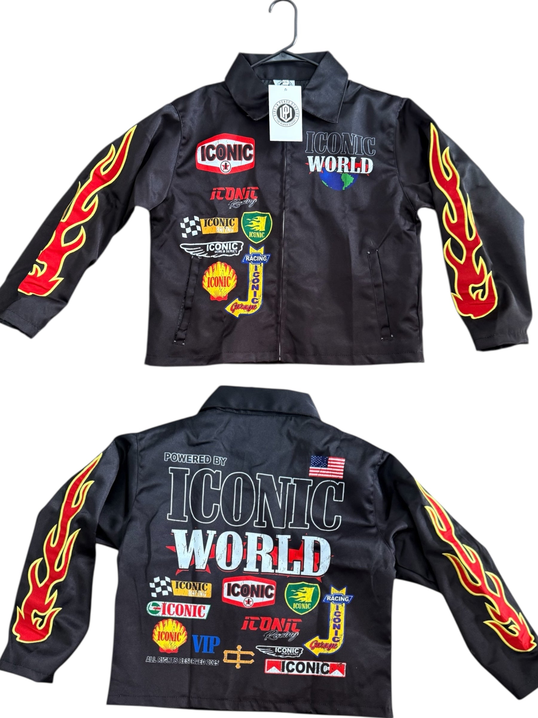 Iconic Racer Jacket (Black)