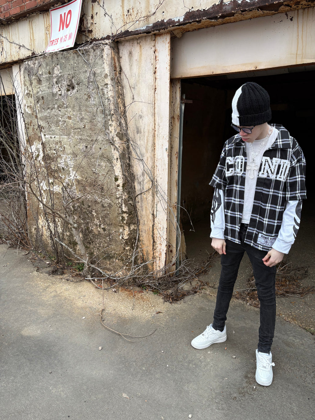 Double Layer Flannel (Black)