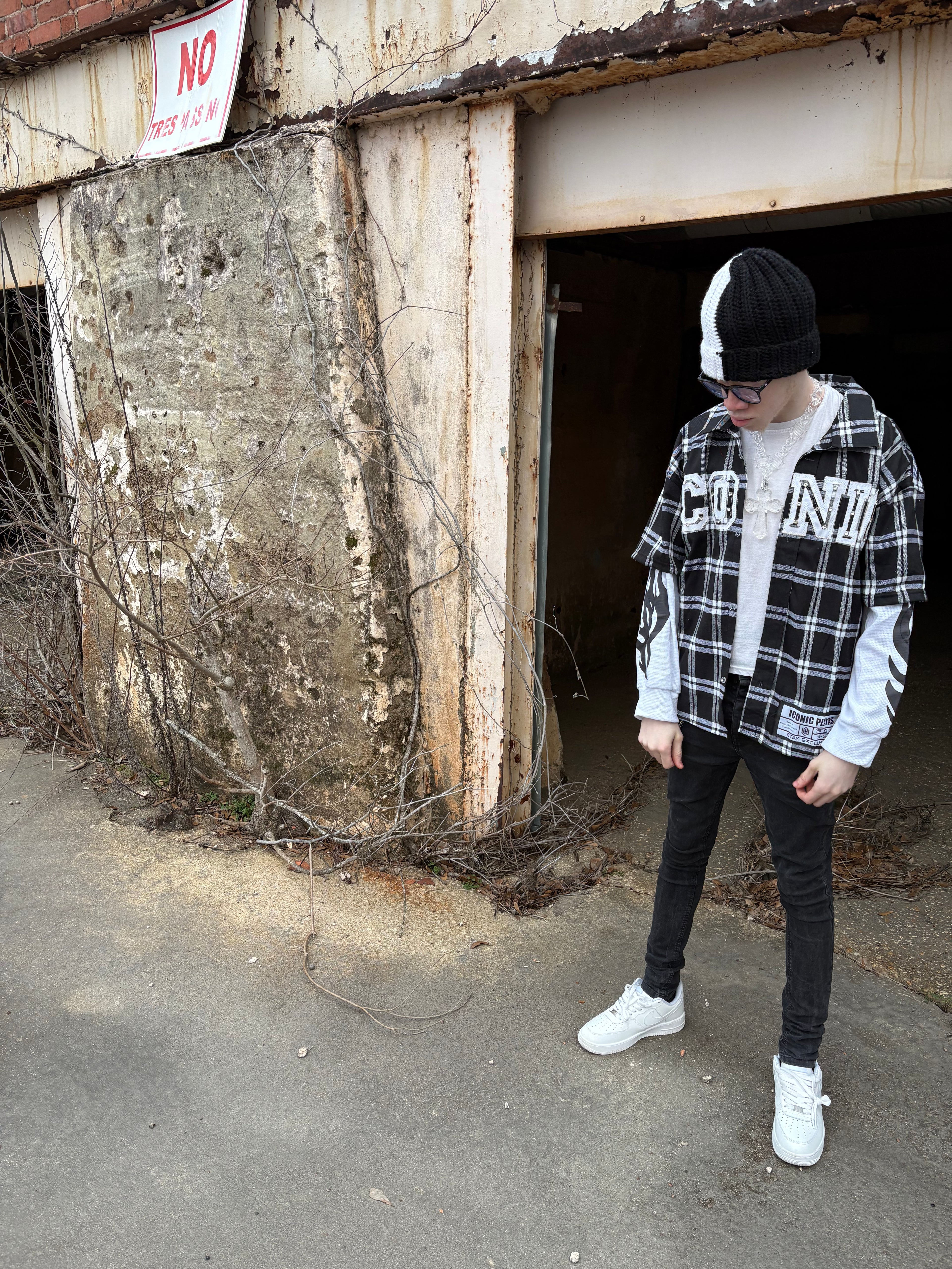 Double Layer Flannel (Black)